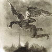 Méphistophélès dans les Airs, Eugène Delacroix