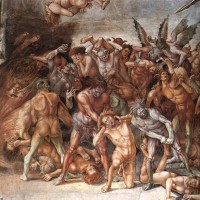 L’enfer, Luca Signorelli. Détail 1