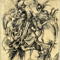 La Tentation de Saint Antoine, Martin Schongauer